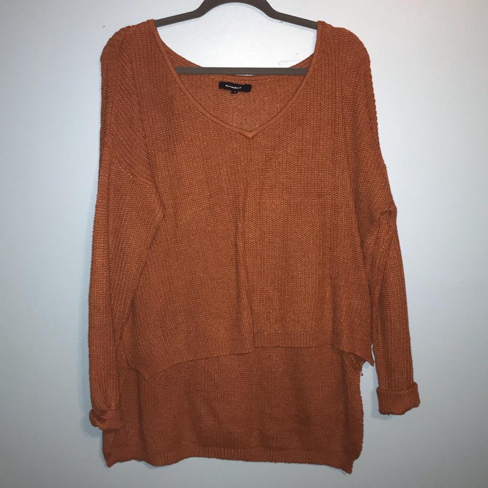 Rust Orange Sweater
